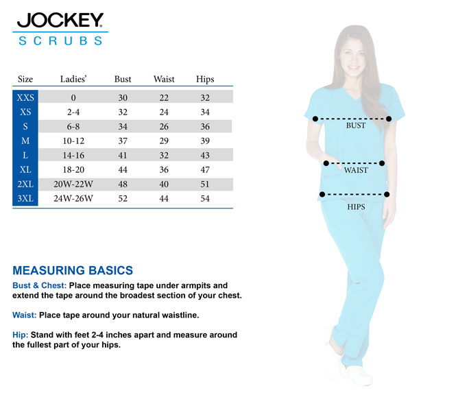 Jockey size chart