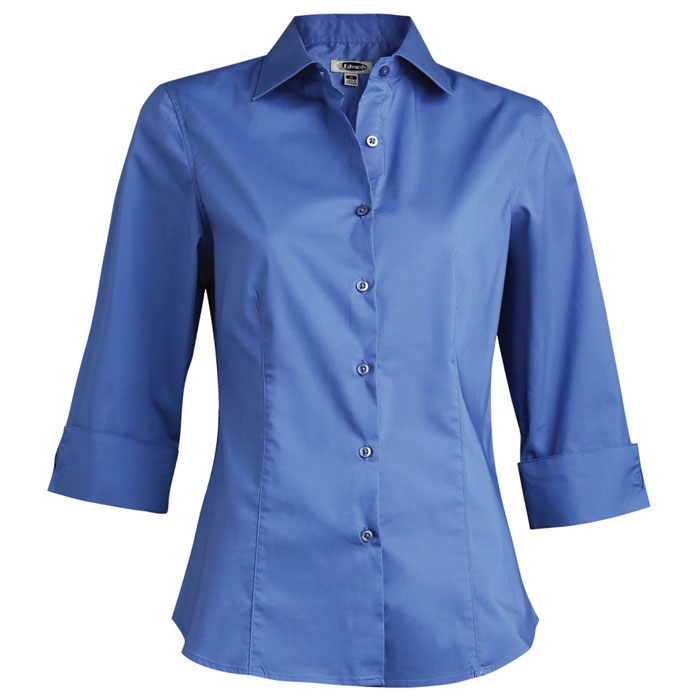 5033-Ladies'-Tailored-Full-Placket-Stretch-Blouse
