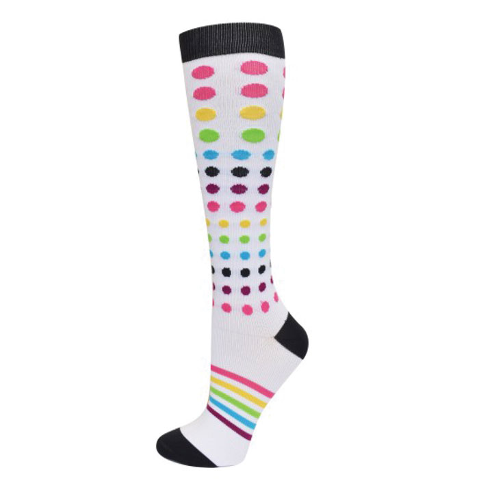 Think-Medical-Cascade-Dot-and-Stripe-Compression-Socks-94805
