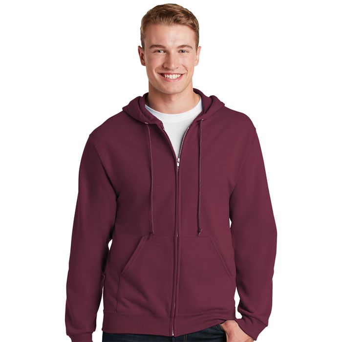 Jerzees - 993 - Adult 8 oz. NuBlend® Fleece Full-Zip Hooded Sweatshirt