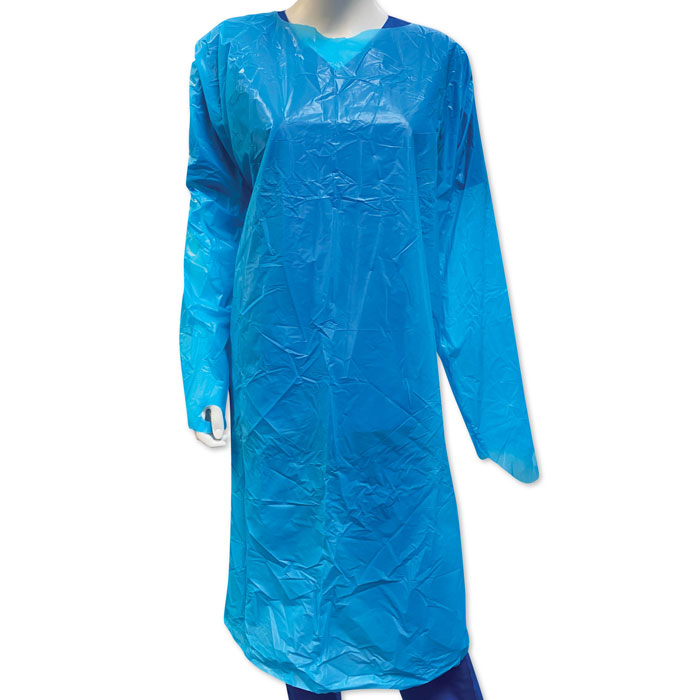 Phoenix Textile - Disposable Isolation Gown - Case of 100 - SP0010-BLU