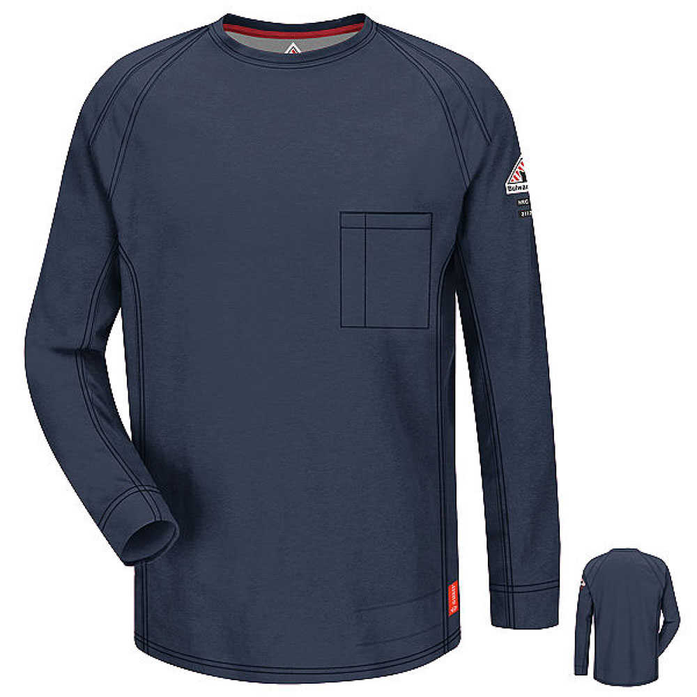 iQ Series LS Comfort Knit T-Shirt - CAT2 - QT32 - WorkWear Outfitters