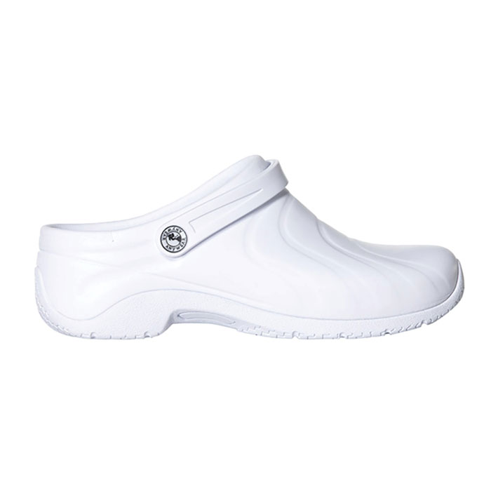 Anywear - Ladies Clog with Backstrap - ZONE-WHT