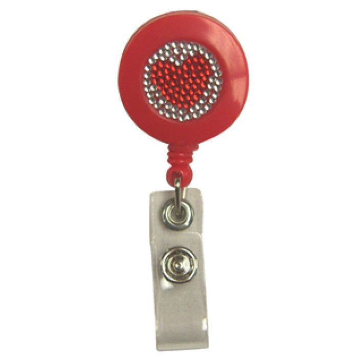 The Heart Truth - 103939 - Round Retractable with Bling Heart