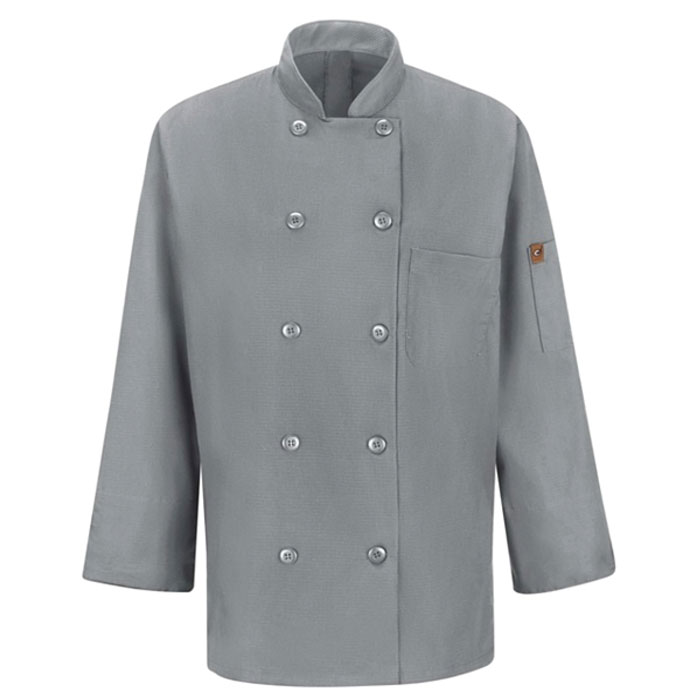 Red Kap - 041X - Ladies 10 Button Chef Coat With Mimix™ and Oilblok