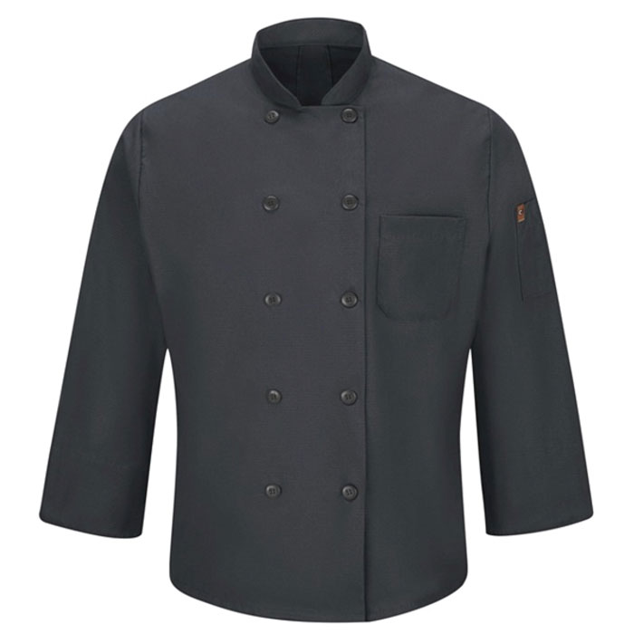 Red-Kap-042X-10-Button-Chef-Coat-With-Mimix™-and-Oilblok