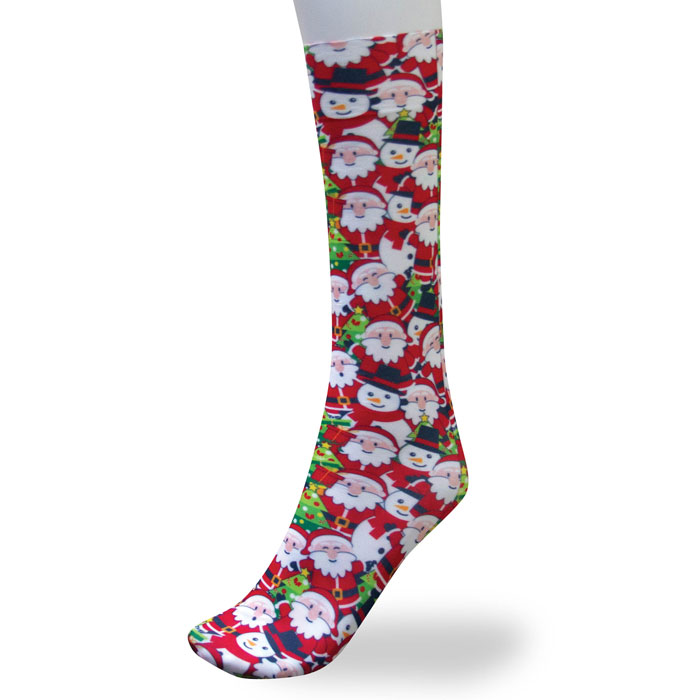 Cutieful - 0815-SANTA - Therapeutic Compression Socks - Santa Collage