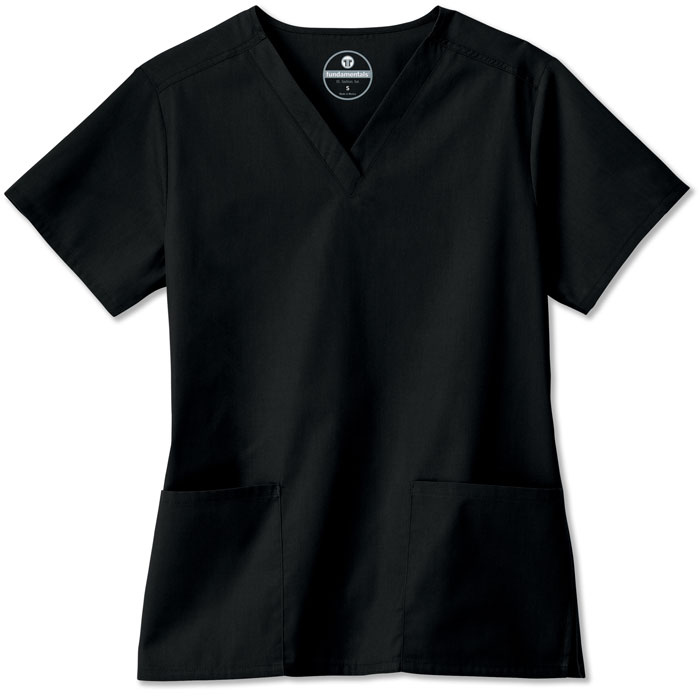 Fundamentals-14700-Ladies-2-Pocket-V-Neck