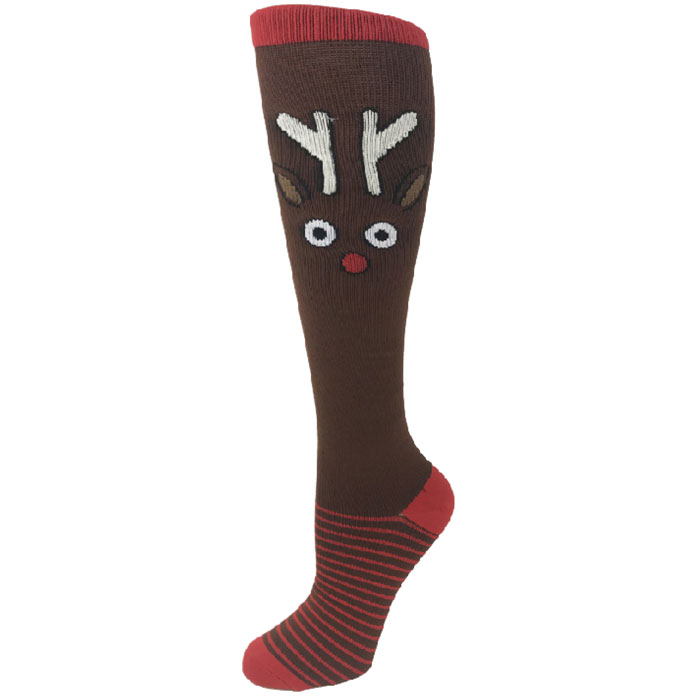 15-20-mmHg-Knit-Compression-Socks-Rudolph-1520-RUD