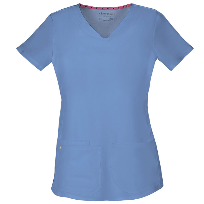 HeartSoul-20710-Pitter-Pat-Shaped-V-Neck-Top