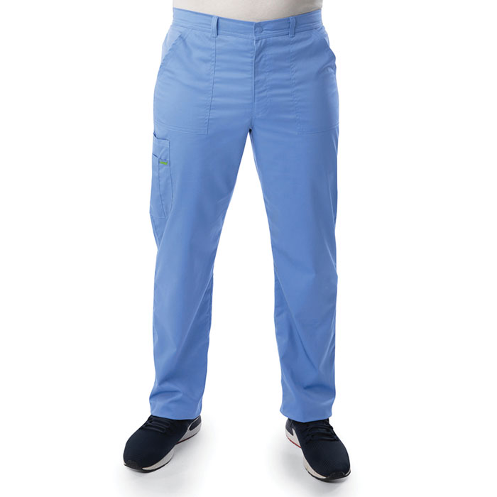 Landau-Proflex-Mens-Drawstring-Pant-Front-Elastic-Back-Cargo-Pant-2103