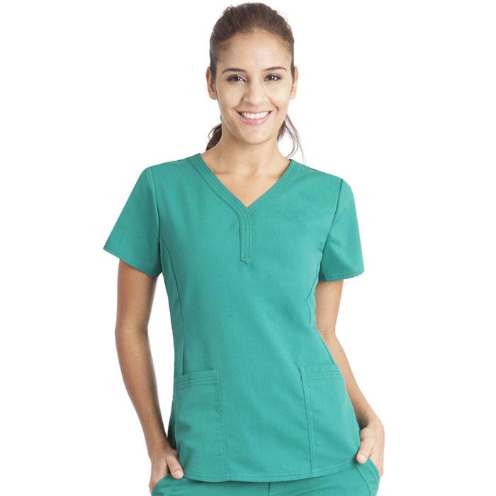 Healing-Hands-Purple-Label-2167-Jane-2-Pkt-V-Neck-Scrub-Top