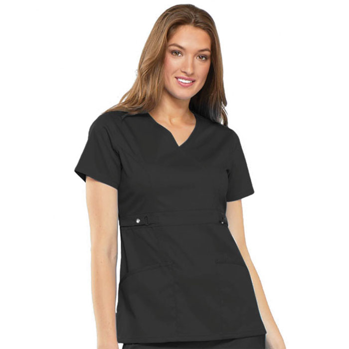 Luxe by Cherokee - 21701 - Empire Waist Mock Wrap Scrub Top