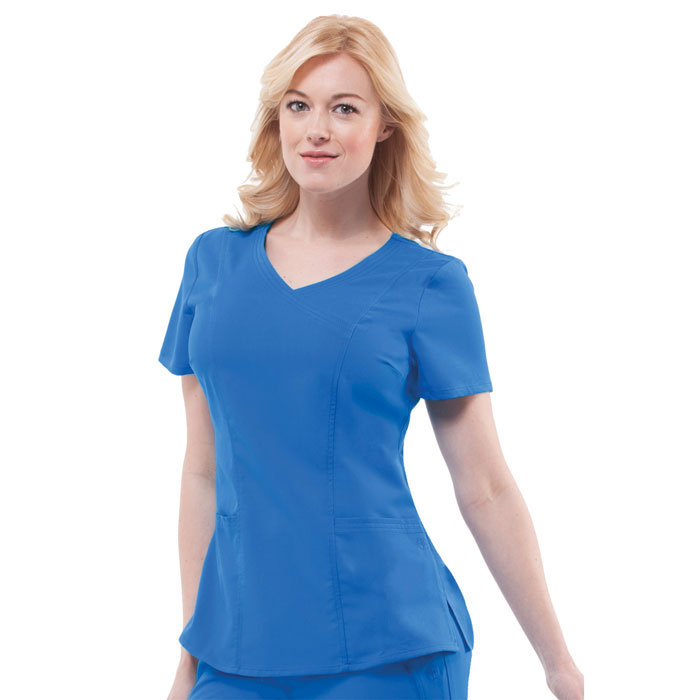 Healing-Hands-Purple-Label-2172-Jordan-Two-Pocket-Mock-Wrap-Neckline-Top