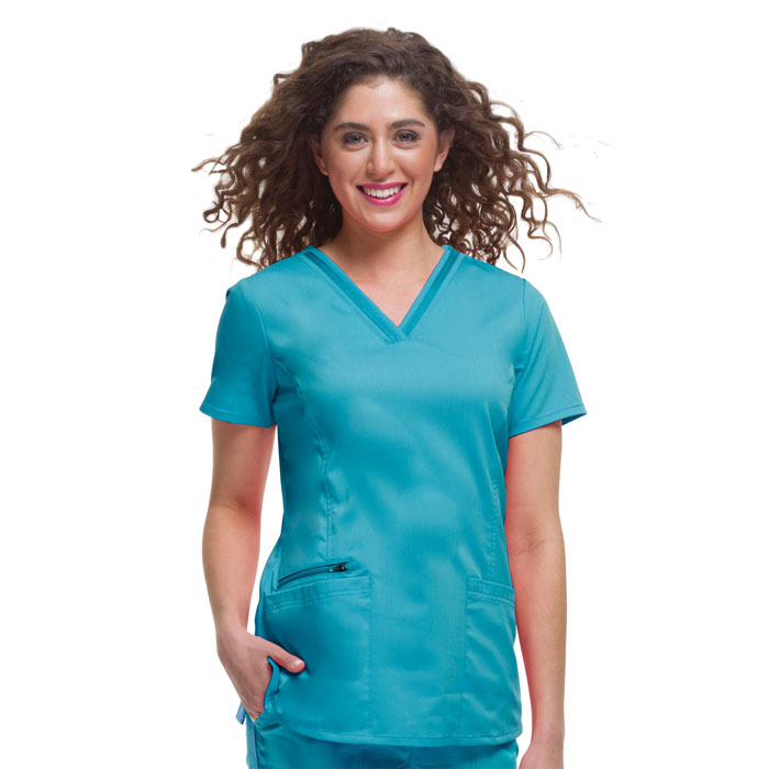 Healing-Hands-Purple-Label-2278-Jasmin-Three-Pocket-V-Neck-Scrub-Top