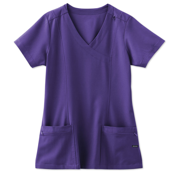 jockey-womens-mock-wrap-scrub-top-lace