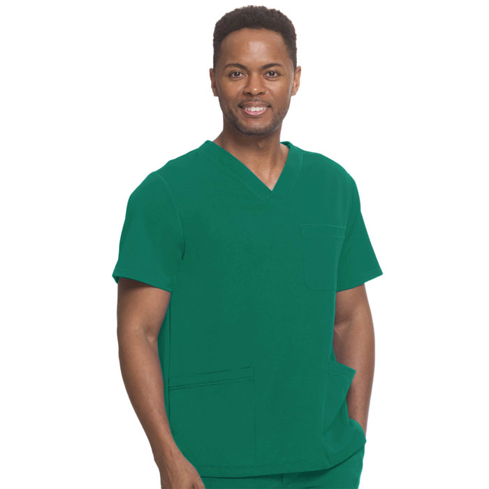 HH-Works-2590-Matthew-4-Pkt-Back-Yoke-Mens-V-Neck-Scrub-Top