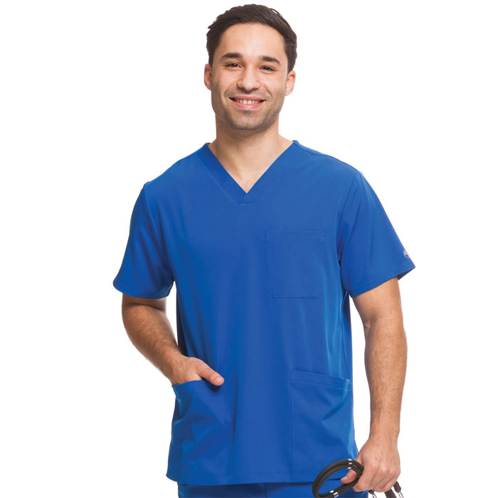 HH-Works-2590-Matthew-4-Pkt-Back-Yoke-Mens-V-Neck-Scrub-Top