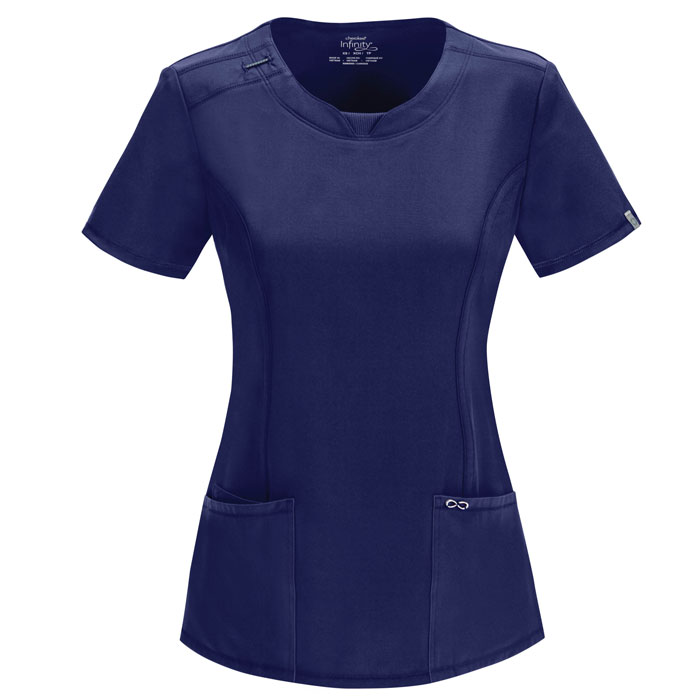 Infinity-by-Cherokee-2624A-Round-Neck-Scrub-Top