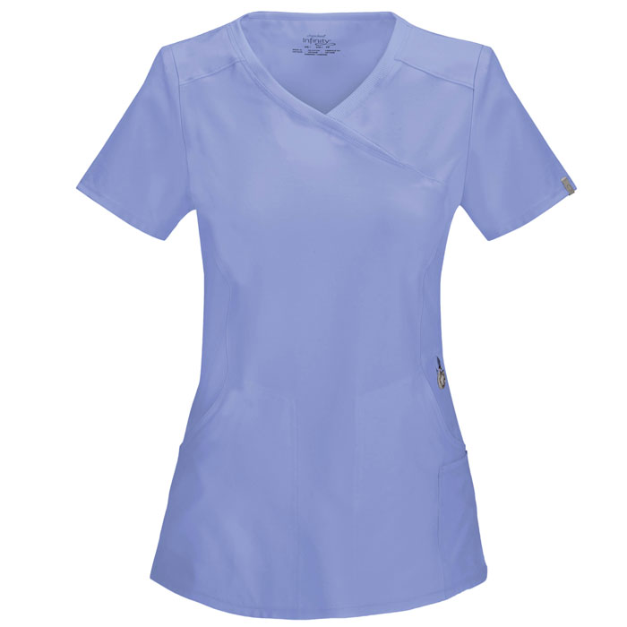 Infinity-by-Cherokee-2625A-Mock-Wrap-Scrub-Top