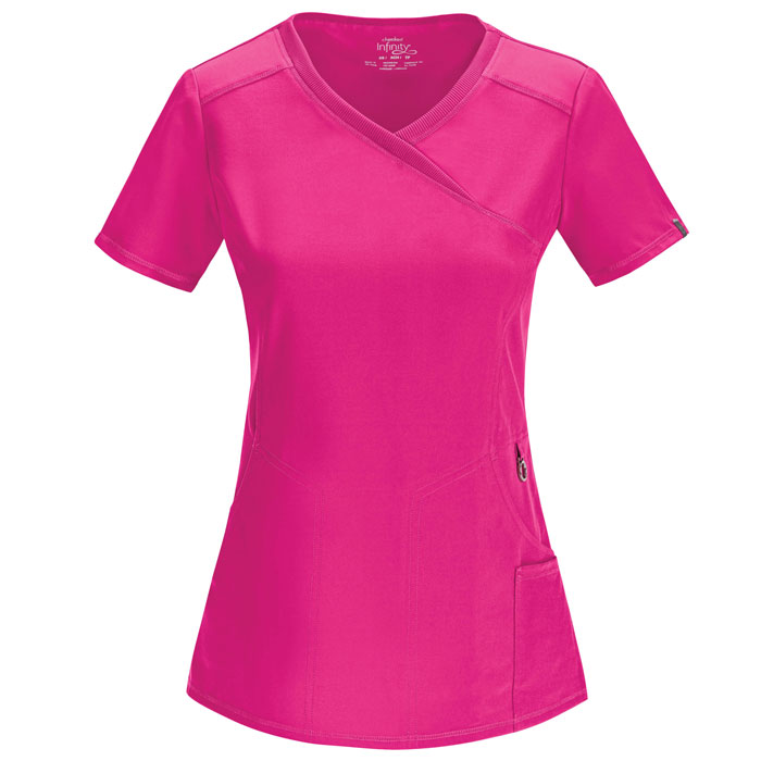 Infinity-by-Cherokee-2625A-Mock-Wrap-Scrub-Top