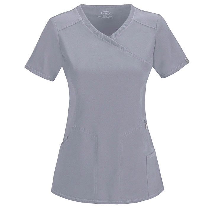 Infinity-by-Cherokee-2625A-Mock-Wrap-Scrub-Top