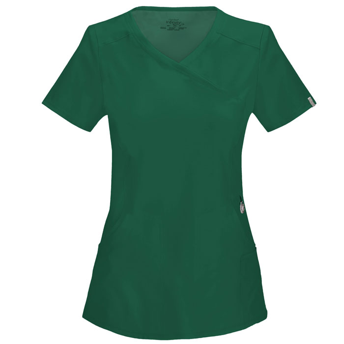 Infinity-by-Cherokee-2625A-Mock-Wrap-Scrub-Top