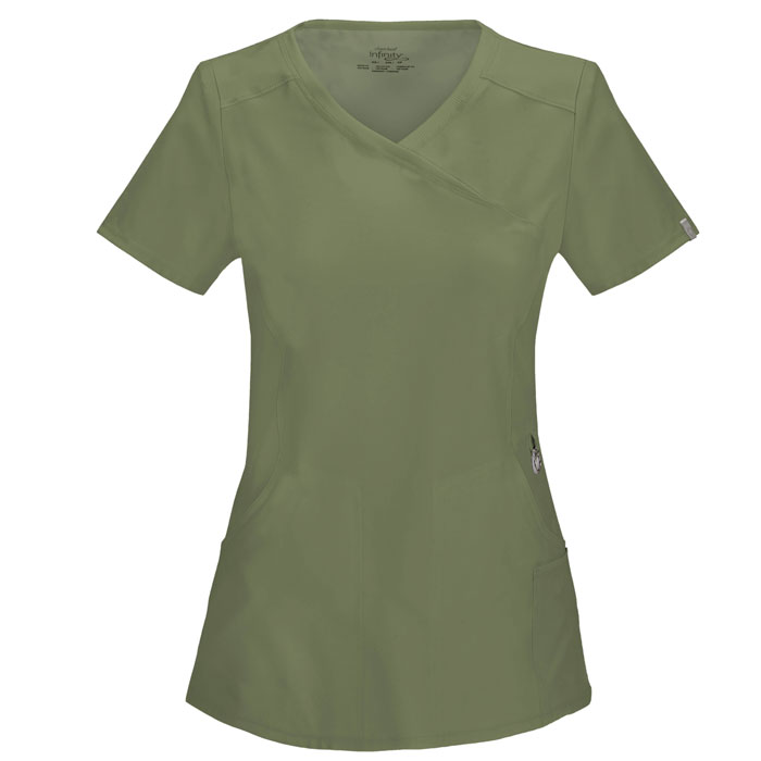Infinity-by-Cherokee-2625A-Mock-Wrap-Scrub-Top
