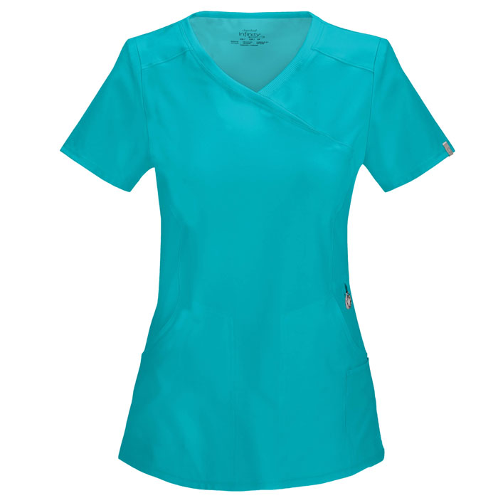 Infinity-by-Cherokee-2625A-Mock-Wrap-Scrub-Top