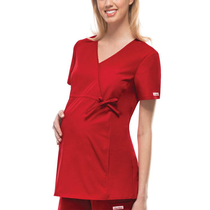 Cherokee Flexibles - 2892 - Womens Maternity Mock Wrap Top 