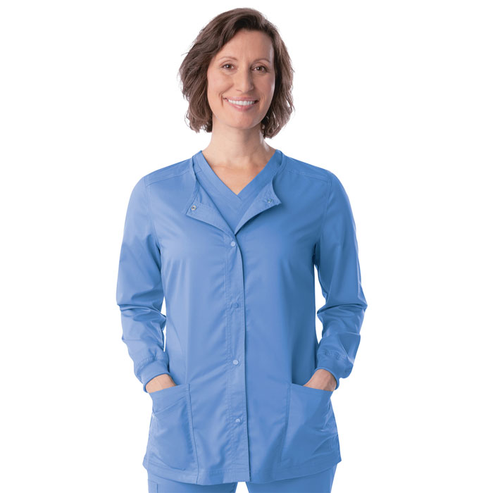 Landau-Proflex-Womens-Modern-Crewneck-Warmup-With-Knit-Cuffs-3038