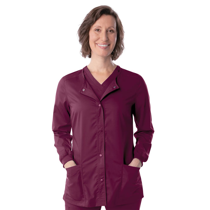 Landau-Proflex-Womens-Modern-Crewneck-Warmup-With-Knit-Cuffs-3038