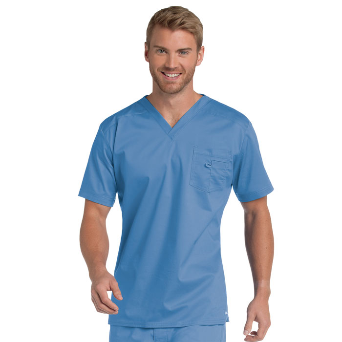 Landau - Mens Stretch V-Neck Top - 4098