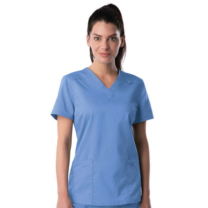 Landau-Proflex-Womens-Modern-V-Neck-Tunic-4160