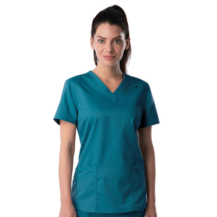 Landau-Proflex-Womens-Modern-V-Neck-Tunic-4160
