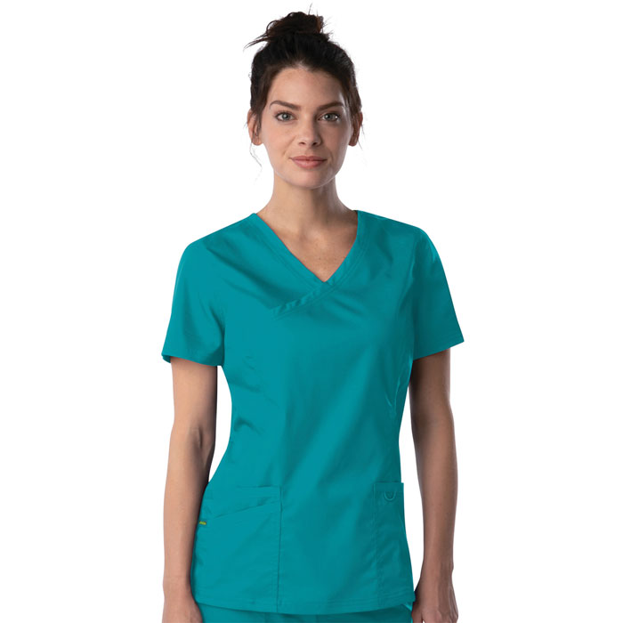 Landau-Proflex-Womens-Modern-Faux-Surplice-Tunic-4161