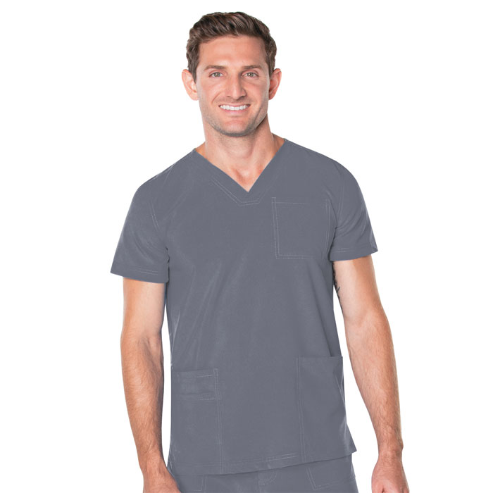 Landau Proflex - Mens V Neck 4 Pocket Top - 4253