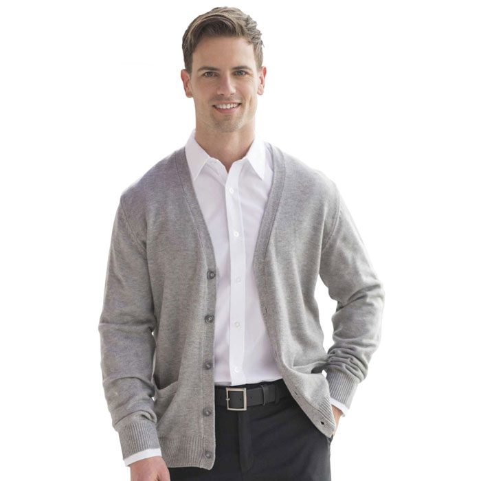 Edwards - 4350 - Jersey Knit Acrylic Cardigan with Pockets