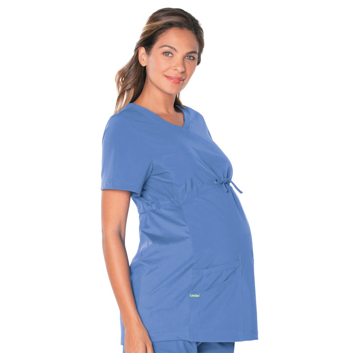 Landau-Proflex-Maternity-Crossover-V-Neck-Tunic-4399