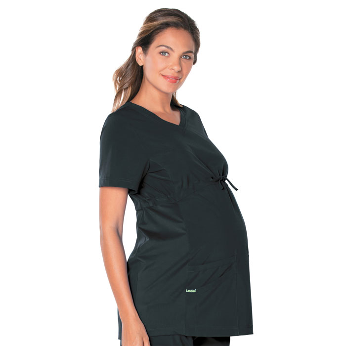 Landau-Proflex-Maternity-Crossover-V-Neck-Tunic-4399