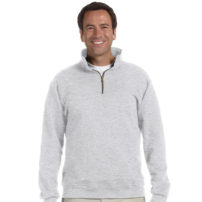 Jerzees-4528-Adult-9.5-oz.-Super-Sweats®-NuBlend®-Fleece-Quarter-Zip-Pullover