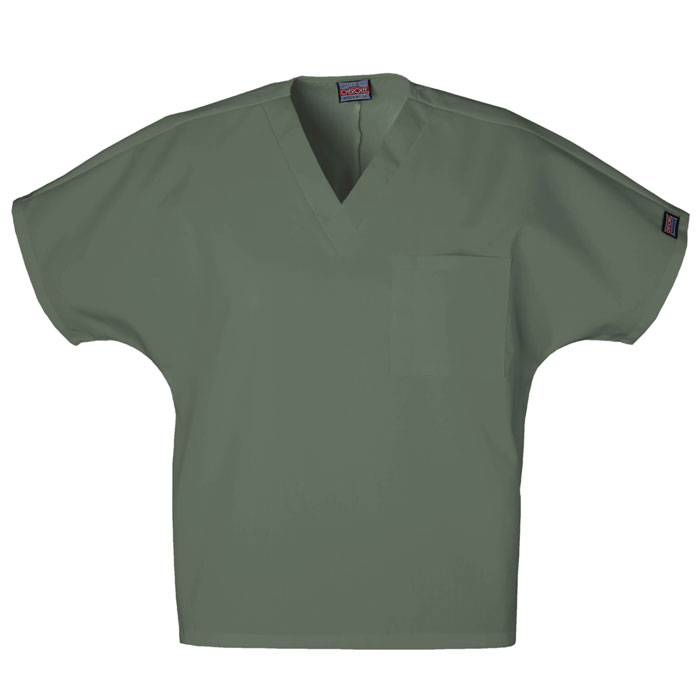 Cherokee-Workwear--4777-Unisex-V-Neck-Tunic-Scrub-Top