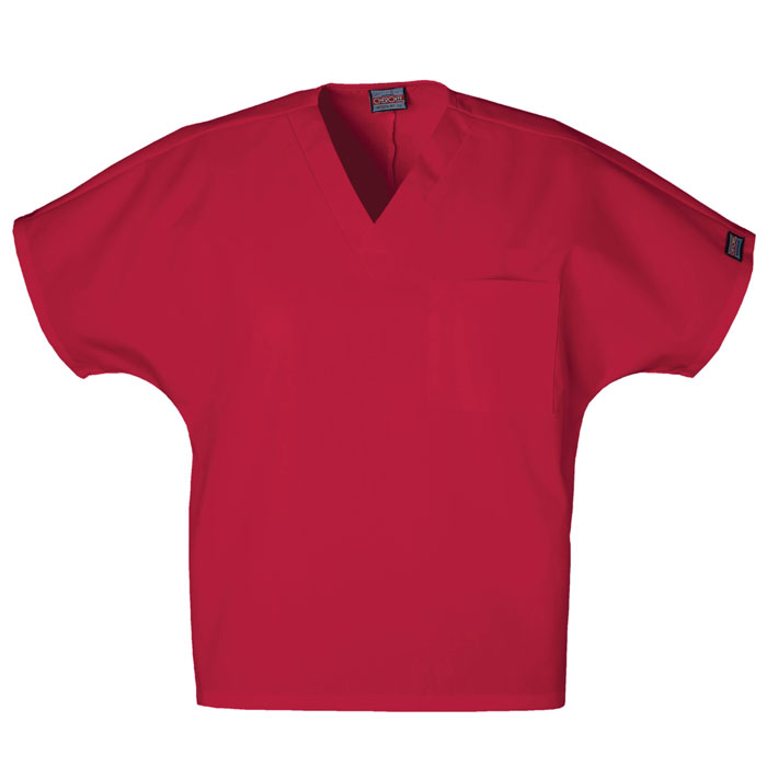 Cherokee-Workwear--4777-Unisex-V-Neck-Tunic-Scrub-Top