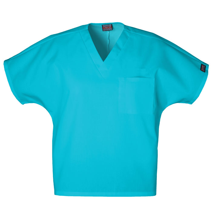 Cherokee-Workwear--4777-Unisex-V-Neck-Tunic-Scrub-Top