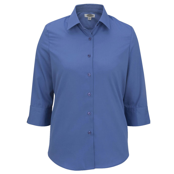 5037 - Ladies' Tailored Full-Placket Stretch Blouse