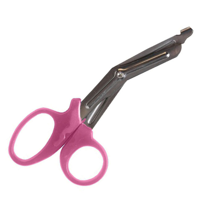 MC48002TP - Stainless Steel Bandage Scissor - 6 in - Trasparent Pink
