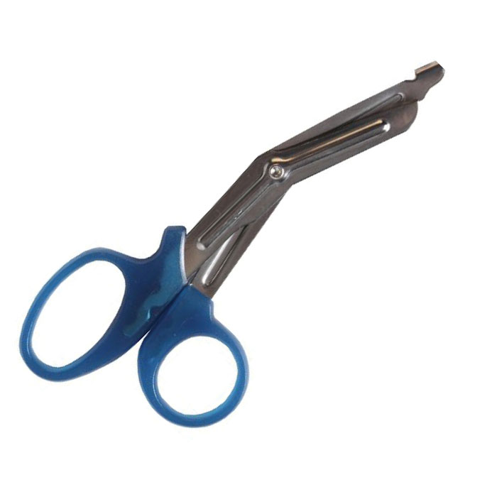 MC48002TB-Stainless-Steel-Bandage-Scissor-6-in-Trasparent-Blue