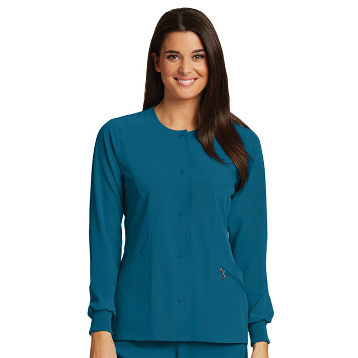 Barco-One-5409-Womens-4-Pkt-Jewel-Neck-Warm-Up-Jacket