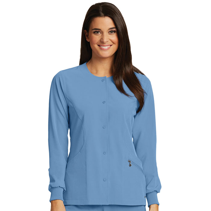 Barco-One-5409-Womens-4-Pkt-Jewel-Neck-Warm-Up-Jacket