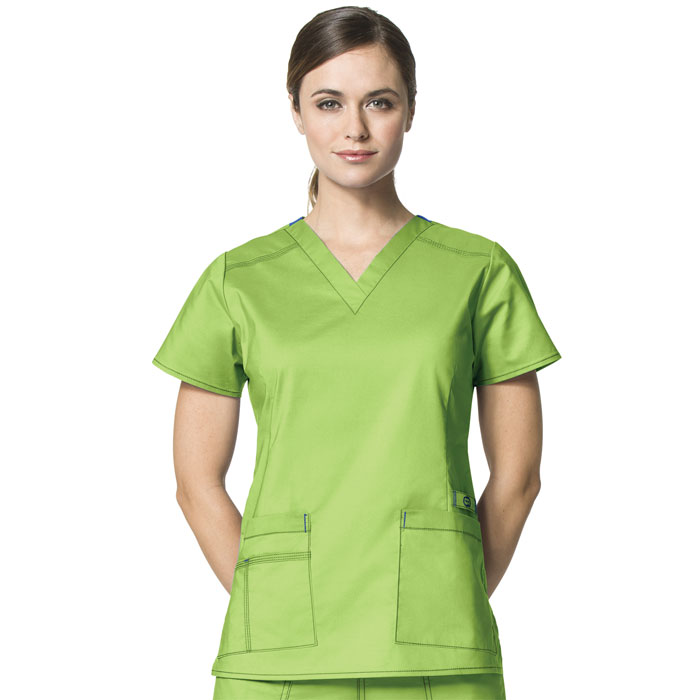 WonderFLEX-6108-Verity-V-Neck-Scrub-Top
